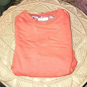 Denim and Flower Sweatshirt